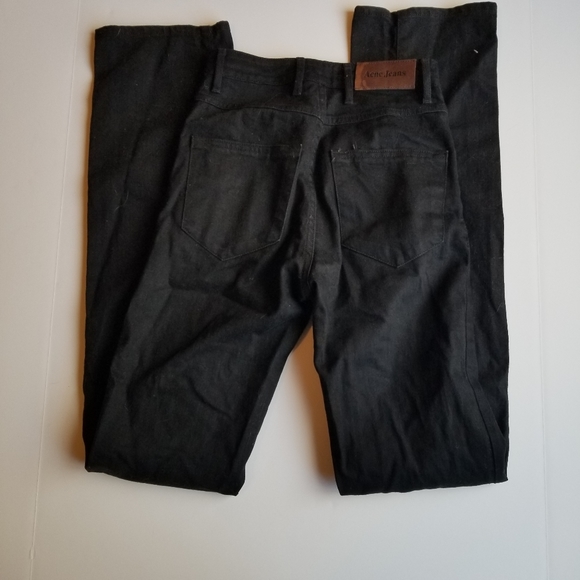 Acne Studio Jeans Tube Cash Black High Waisted 27 - Picture 8 of 8